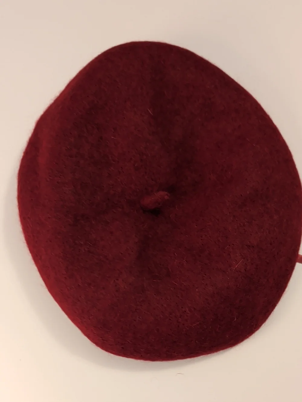 Jing Pin Yang Burgundy Felt Beret NIP
